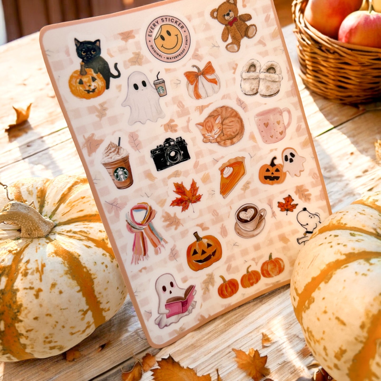 Fall Mini Sticker Sheet - 18 pc